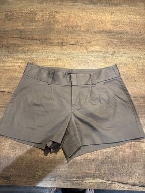 Banana Republic Tailored Shorts Womens 8 Taupe High Rise Work Office Career